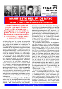 Manifiesto del 1o. de Mayo 2024