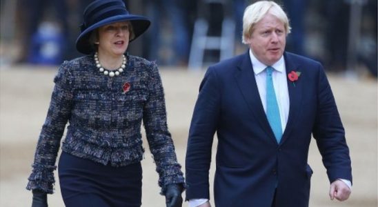 Theresa May e Boris Johnson